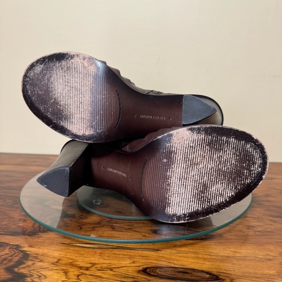 Frye Sophia Braided Peep Toe Booties - Picture 15 of 16